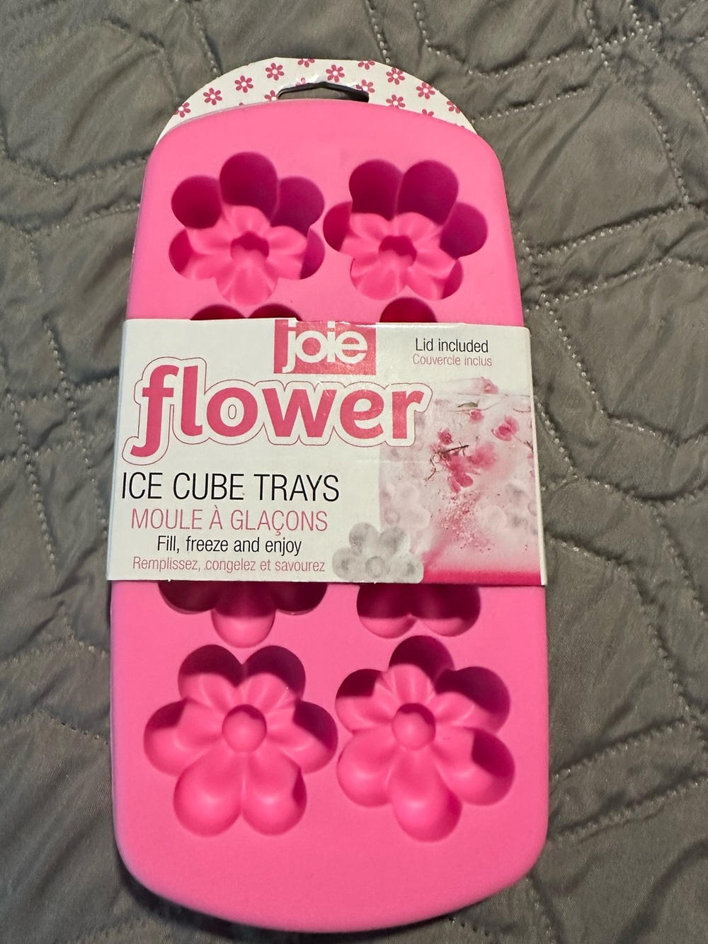 Joie Pink Flower Ice Cube Tray